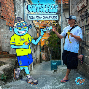 Capa oficial do EP Beba Água e Coma Frutas, de Petrilli